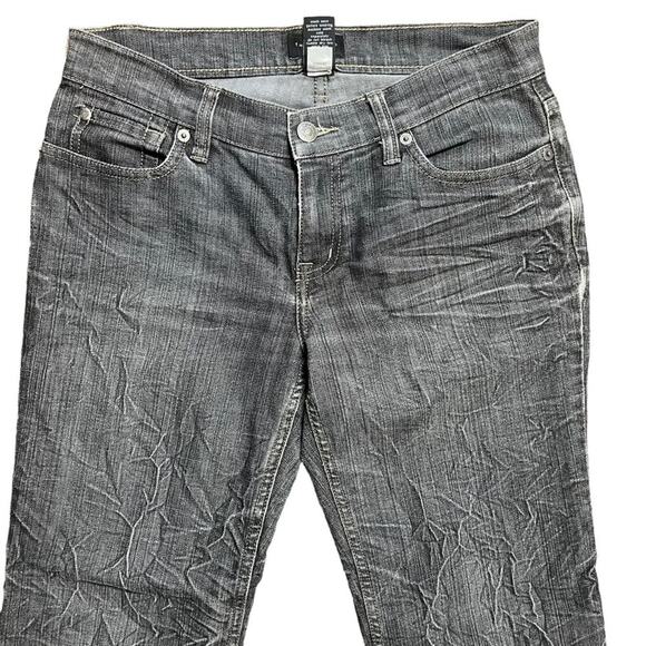 The Limited Womens Straight Denim Jeans Size 6 Black Gray Wash Classic Basic - Picture 3 of 10